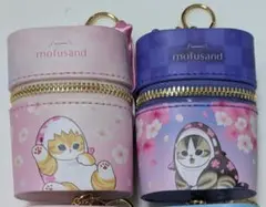 mofusand スカーフチャーム付きポーチ 桜満開 3種セット タイトー限定