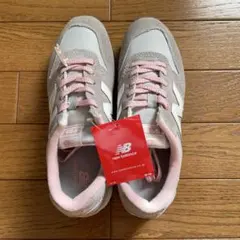 【未使用】New Balance 996 グレー/ピンク