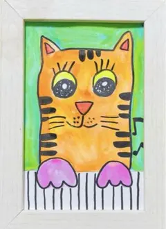 ドローイング水彩アクリル絵画原画抽象画