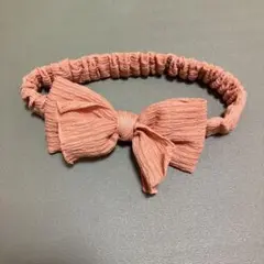 【子ども用】リボン付きヘアバンド