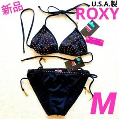 新品【米国製ROXY】 ロキシー 水着 スイムウェア 上下セット Mのサムネイル
