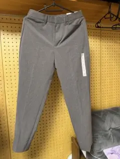 GU ウォッシャブルテーパードパンツZ Sサイズ グレー