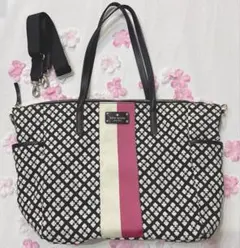 kate spadeケイトスペード トートバッグ マザーズバッグ 2way