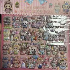 labubu立体シール2シートセット