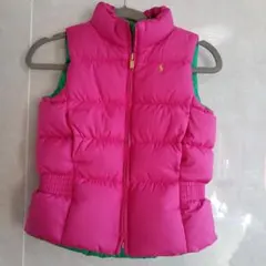 ラルフローレン　リバーシブル ダウンベスト120cm