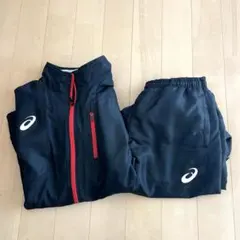 asics ウインドブレーカー セットアップ アシックス 防寒XXL大きいサイズ