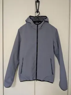 【極美品】HERNO ポリエステルナイロンダブルジップパーカー