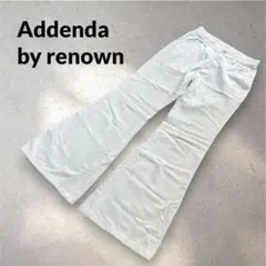 【超フレア】Addenda ベルボトム オフホワイト 70s vintage