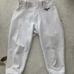 150cm ジュニア　Mizuno ホワイト ガチパン練習着　ズボン