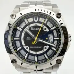 Bulova ブローバ 98B153 プレシジョニスト 45mm ブラック - メルカリ