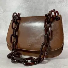 美品✨ PRADA プラスチックチェーンショルダーバッグ アーカイブ ポシェット