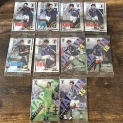 サッカー日本代表 ツインウエハース カード10枚セット　新品未使用未開封