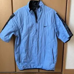NIKE GOLFリバーシブル ナイロン中綿 ハーフジップ プルオーバー