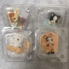 シルバニアファミリー　キラキラくじ　ハッピースイーツ G賞　4体