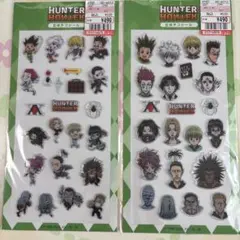 HUNTER×HUNTER しまむら　立体デコシール　2種セット