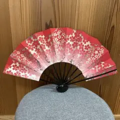 舞扇子 紫グラデーション ホログラム桜模様 - メルカリ