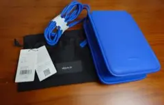 objcts.io 　ウォレットバッグ ワイド　ブルー　土屋鞄のサムネイル