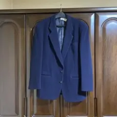 【ブラックFRIDAY特別価格12／1迄】ウールテーラードジャケット 濃紺　総裏