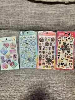 【正規品2個セット】モンチッチうるちゅるポップシール&ミッキープチドロップシール