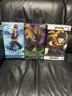 僕のヒーローアカデミア 緑谷出久 轟焦凍 フィギュア 3体セット