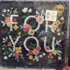 [未開封]FEILER ハンカチ FOR YOU ネイビー 花柄