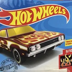 ☆ホットウィールUS 2020 フレイムス '69 ダッジチャージャー 500☆