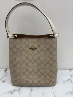 限定値下げ！coach コーチ　モリーバゲット　バッグ　肩掛け　シグネチャー