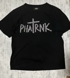 PHATRNK ラインストーン Tシャツ ブラック　やりらのサムネイル