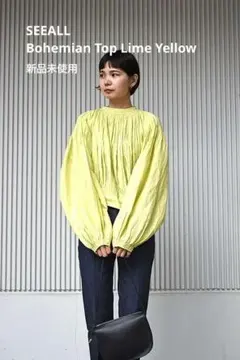 【SEEALL シーオール】Bohemian Top Lime Yellowのサムネイル