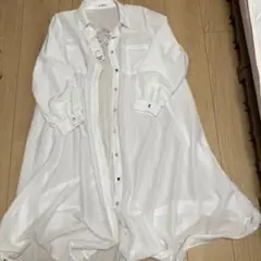 RAY CASSIN ホワイト シャツワンピース(新品)