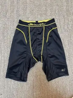 Mizuno Pro スライディングパンツ ブラック/イエロー