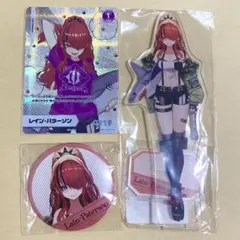 ②にじさんじ　レインパターソン　アクリルスタンド　缶バッジ　カード