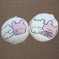 らぶいーず フロアクッション　すもっぴ　ぴょんちー　クッション　しまむら　2点