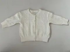 H&M アイボリー カーディガン 68センチ