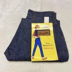 【新品未使用】70s WRANGLER USA ヴィンテージ デニム 両爪 26のサムネイル