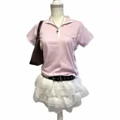 平成ギャル 00s クレージュ y2k 海外ガール ポロシャツ ウィッシュコアのサムネイル