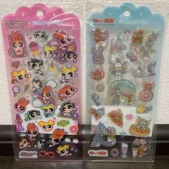 ドロップジュエリーシール　パワパフ　トムとジェリー　パワーパフガールズ　正規品