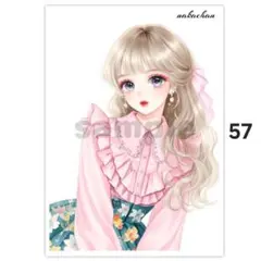 オリジナル人物ステッカー【57】