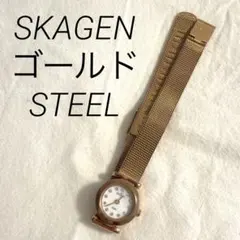 SKAGEN レディース 腕時計 ゴールド メッシュベルトのサムネイル