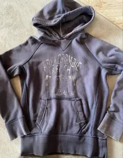 アバクロ　ヴィンテージ加工　パーカー　ネイビー