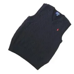 Polo Ralph Lauren ネイビー ベスト M