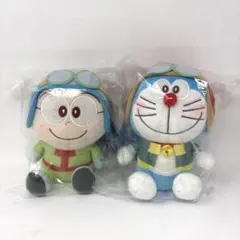 ドラえもん　のび太くん　ユートピア空の理想郷　ぬいぐるみセット　タグ付き