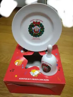 【新品】ケンタッキー 1993 クリスマスプレート＆ディナーベル