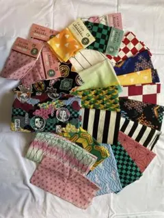 鬼滅の刃　はぎれセット　新品未使用品あり　さまざまな柄のカットクロス