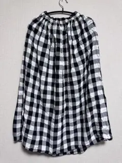 UNITED ARROWS チェック柄フレアスカート