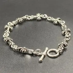 クロス ブレスレット 20㎝ シルバー 十字架 ヴィンテージ