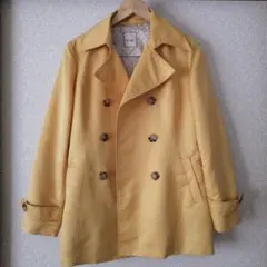 黄色のトレンチコート　サイズ９号