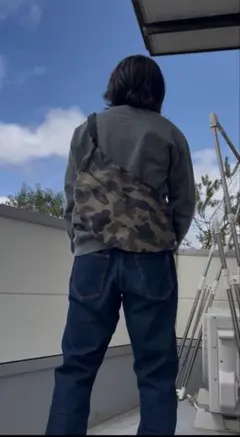 カモフラージュ ショルダーバッグ