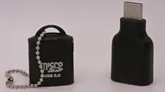 マイクロSDカードリーダー + USB Type-C アダプタ