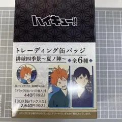 ハイキュー 未開封ボックス 缶バッジ 排球四季景 夏ノ陣 特典 ポストカード